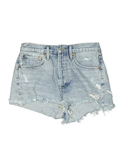 Pre-owned Agolde Denim Shorts In Blue