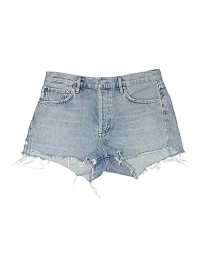 Pre-owned Agolde Denim Shorts In Blue