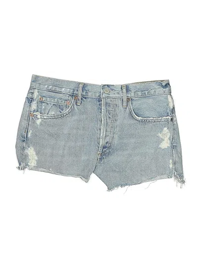 Pre-owned Agolde Denim Shorts In Blue