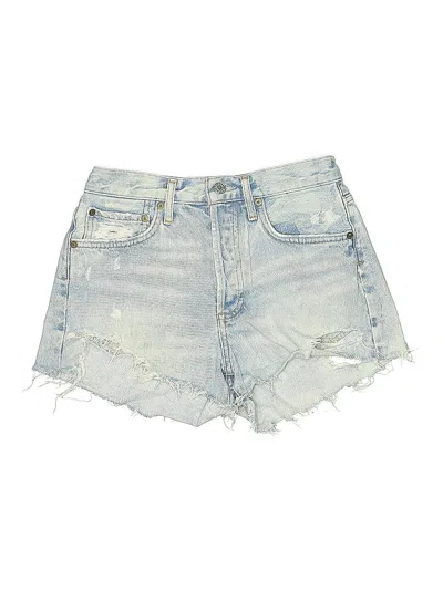 Pre-owned Agolde Denim Shorts In Blue