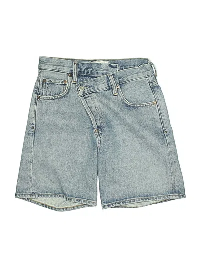Pre-owned Agolde Denim Shorts In Blue