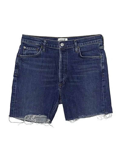 Pre-owned Agolde Denim Shorts In Blue