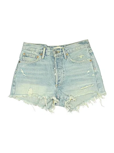 Pre-owned Agolde Denim Shorts In Blue