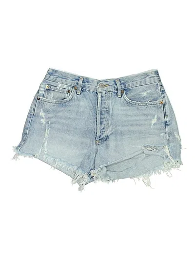 Pre-owned Agolde Denim Shorts In Blue