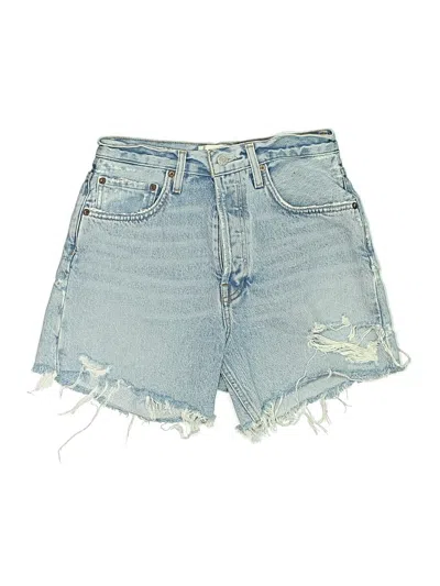Pre-owned Agolde Denim Shorts In Blue