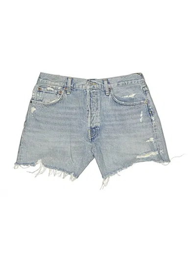 Pre-owned Agolde Denim Shorts In Blue
