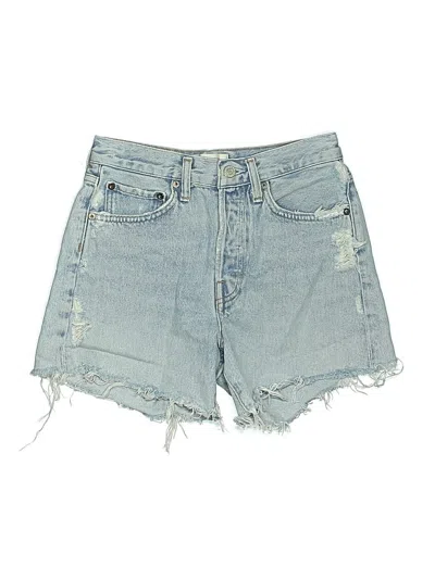 Pre-owned Agolde Denim Shorts In Blue