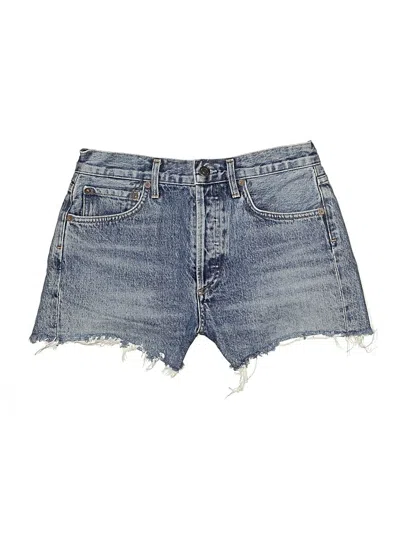 Pre-owned Agolde Denim Shorts In Blue