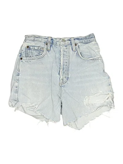 Pre-owned Agolde Denim Shorts In Blue