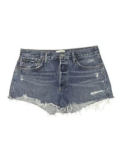 Pre-owned Agolde Denim Shorts In Blue