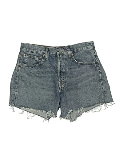 Pre-owned Agolde Denim Shorts In Blue