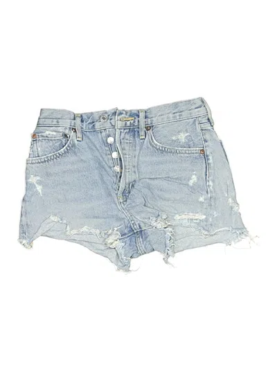 Pre-owned Agolde Denim Shorts In Blue