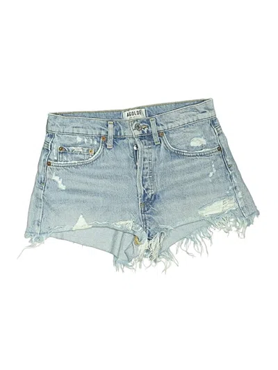 Pre-owned Agolde Denim Shorts In Blue