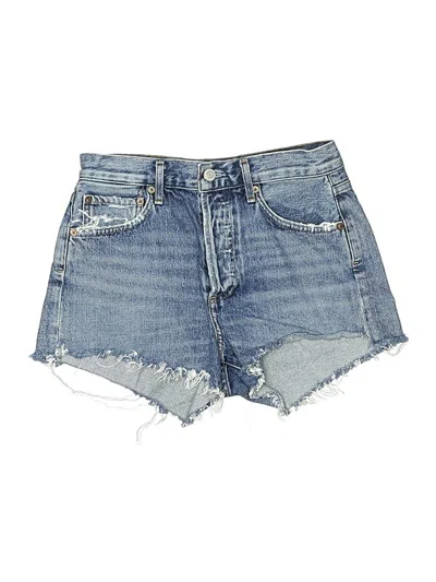 Pre-owned Agolde Denim Shorts In Blue
