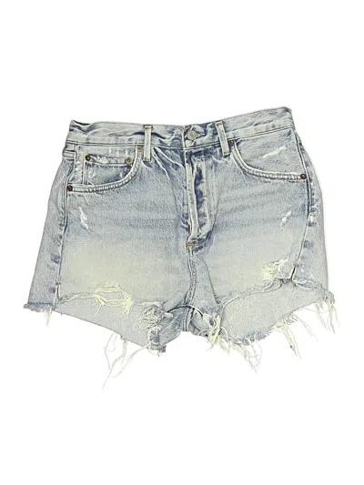 Pre-owned Agolde Denim Shorts In Blue