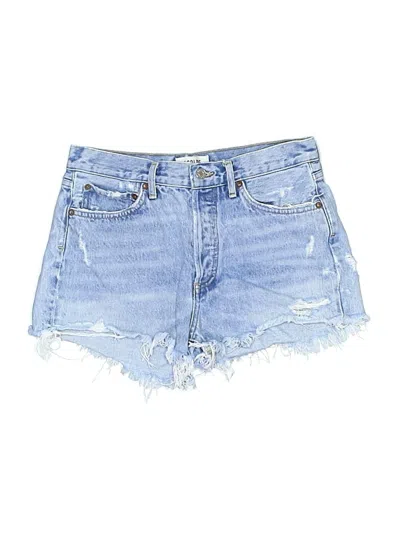 Pre-owned Agolde Denim Shorts In Blue