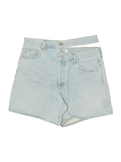 Pre-owned Agolde Denim Shorts In Blue