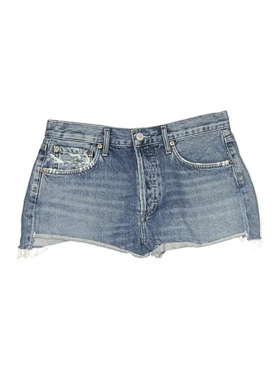 Pre-owned Agolde Denim Shorts In Blue