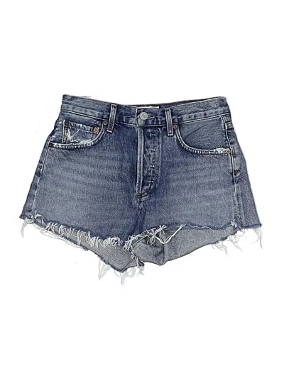 Pre-owned Agolde Denim Shorts In Blue