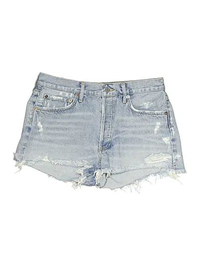Pre-owned Agolde Denim Shorts In Blue