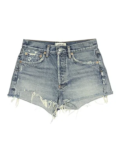 Pre-owned Agolde Denim Shorts In Blue