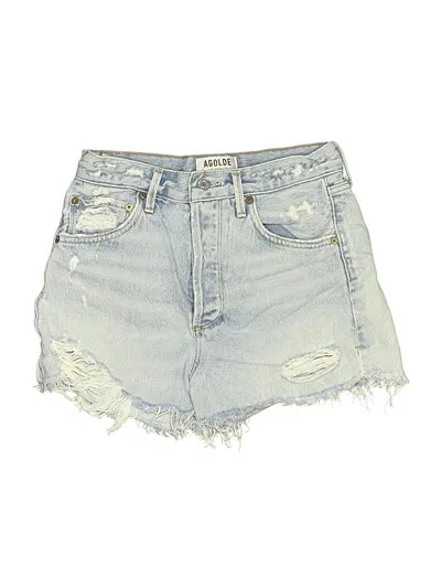 Pre-owned Agolde Denim Shorts In Blue