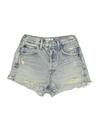Pre-owned Agolde Denim Shorts In Blue