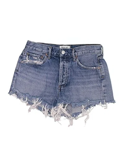 Pre-owned Agolde Denim Shorts In Blue