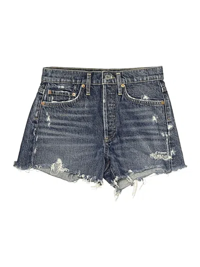 Pre-owned Agolde Denim Shorts In Blue