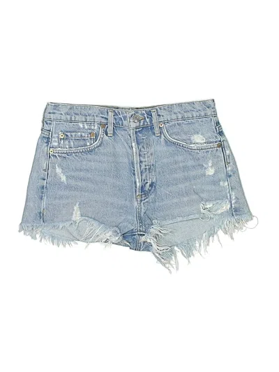 Pre-owned Agolde Denim Shorts In Blue