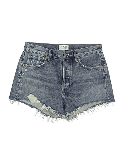 Pre-owned Agolde Denim Shorts In Blue