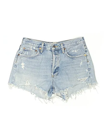 Pre-owned Agolde Denim Shorts In Blue