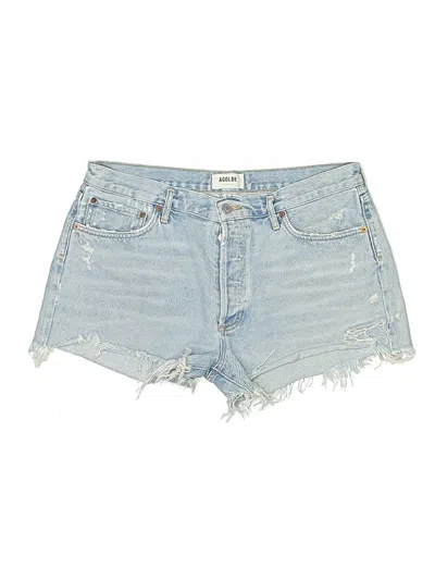 Pre-owned Agolde Denim Shorts In Blue