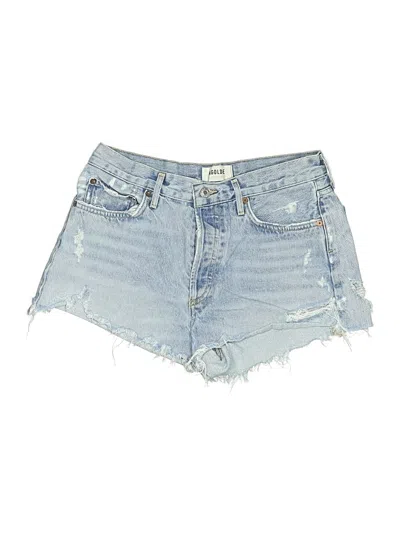 Pre-owned Agolde Denim Shorts In Blue