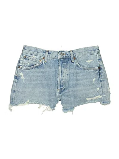 Pre-owned Agolde Denim Shorts In Blue