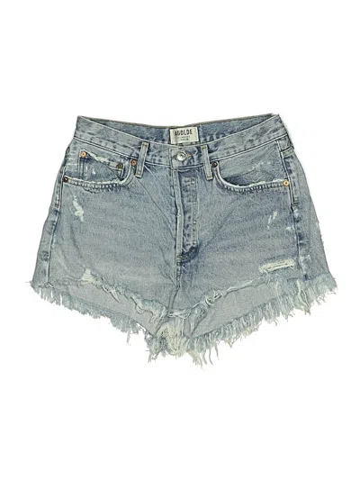Pre-owned Agolde Denim Shorts In Blue