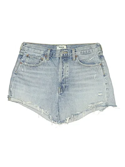 Pre-owned Agolde Denim Shorts In Blue