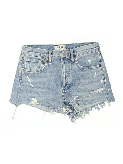 Pre-owned Agolde Denim Shorts In Blue
