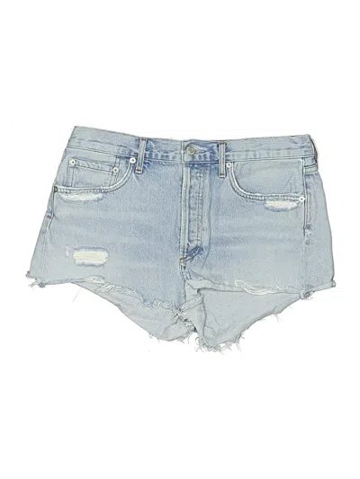 Pre-owned Agolde Denim Shorts In Blue