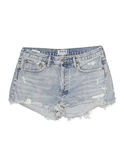 Pre-owned Agolde Denim Shorts In Blue