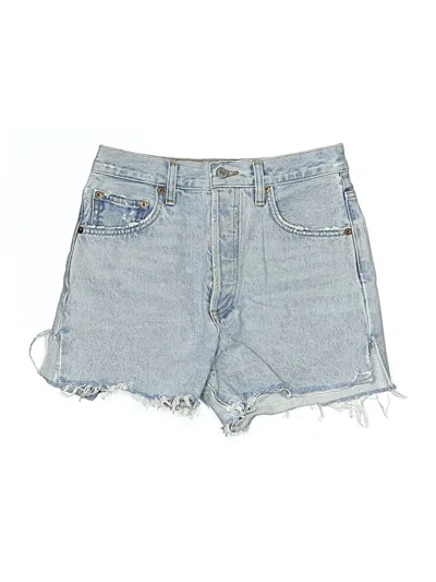 Pre-owned Agolde Denim Shorts In Blue