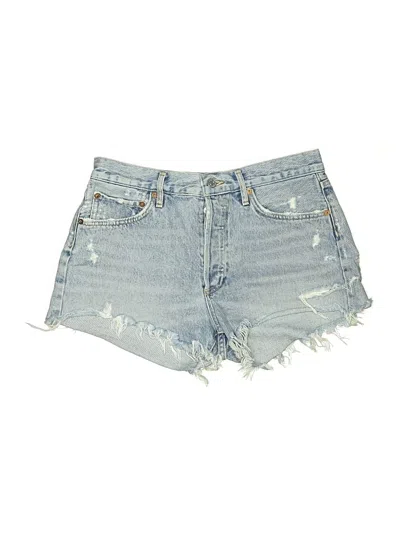 Pre-owned Agolde Denim Shorts In Blue