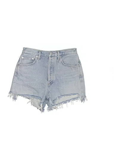Pre-owned Agolde Denim Shorts In Blue
