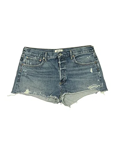 Pre-owned Agolde Denim Shorts In Blue