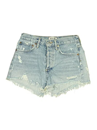 Pre-owned Agolde Denim Shorts In Blue