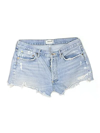 Pre-owned Agolde Denim Shorts In Blue