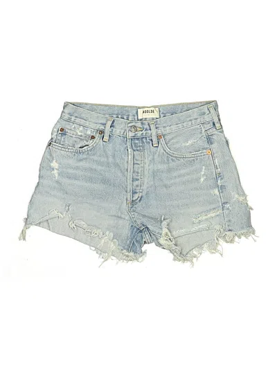 Pre-owned Agolde Denim Shorts In Blue