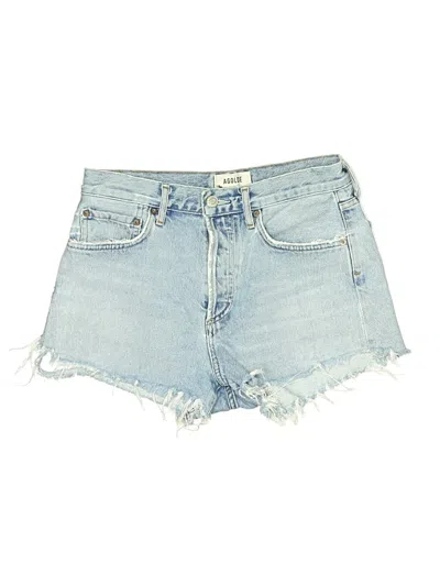 Pre-owned Agolde Denim Shorts In Blue