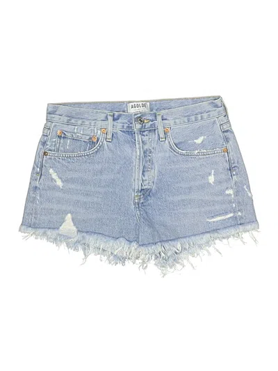 Pre-owned Agolde Denim Shorts In Blue