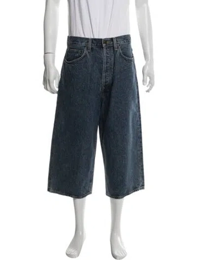 Pre-owned Agolde Denim Shorts In Blue